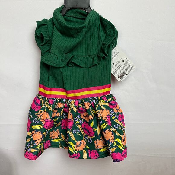 Small Dog Clothes Bundle Fringe Coat Unicorn Towel Floral Dress Sweater Holiday - Picture 10 of 16